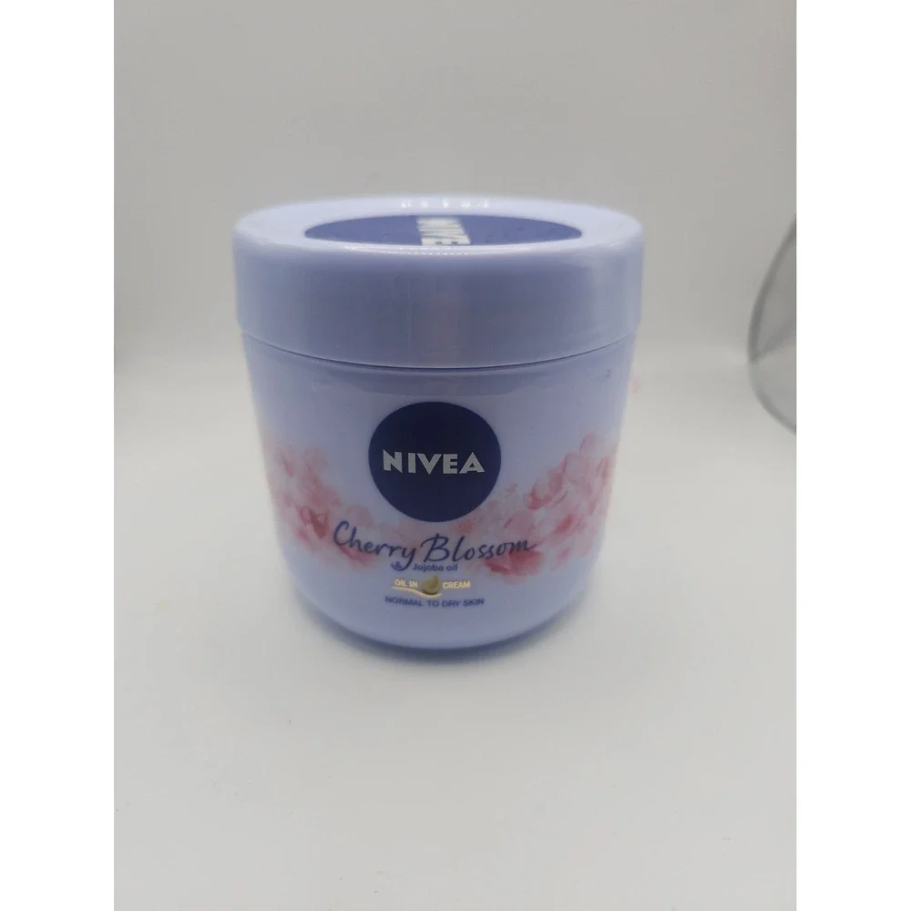 NEW Nivea Body Cream 13.53 oz Cherry Blossom~Jojoba Oil~Exp 12/27